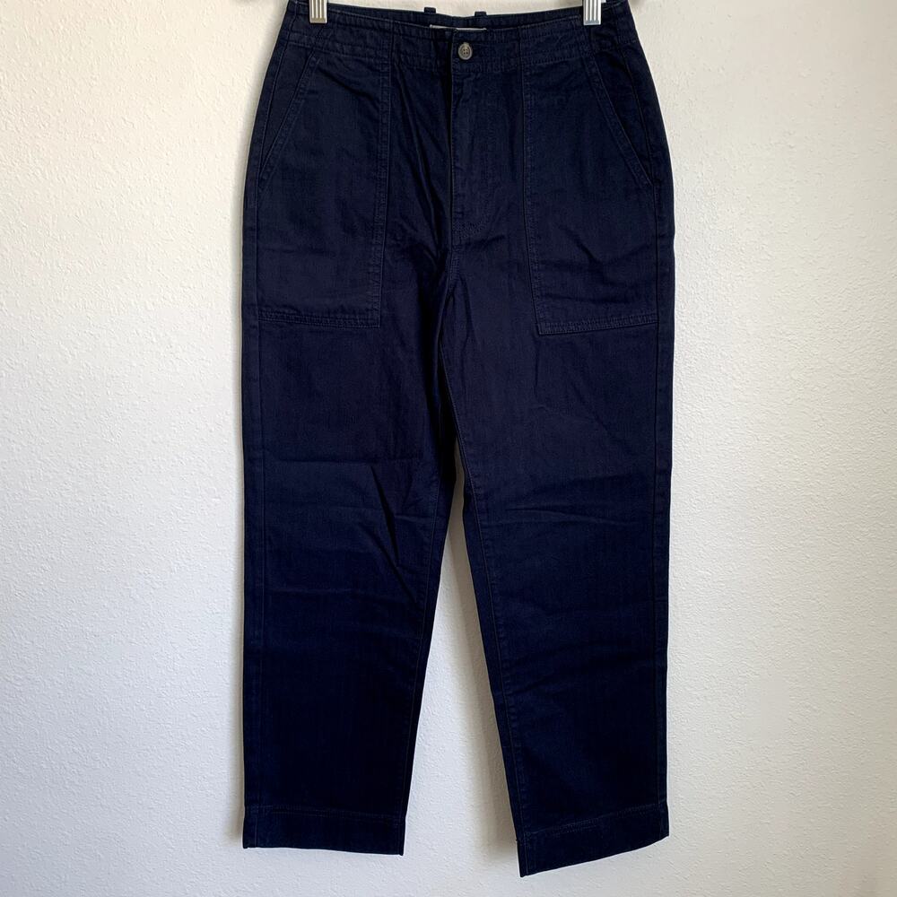 NWT Everlane The Slim Leg Pants in Navy Blue